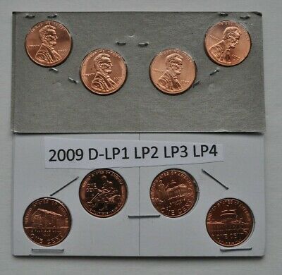 2009 Unc Denver Bicentennial Lincoln Penny Set (4 Coins)